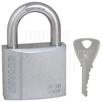 Замок навесной Fuaro (Фуаро) PL-3063 (63 мм) 3 кл.