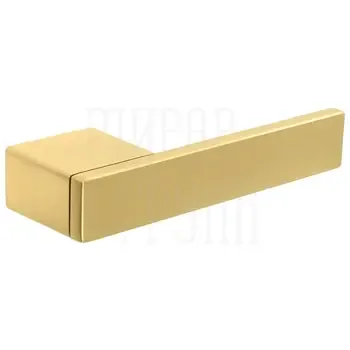 Дверная ручка Extreza Hi-tech "BENT" (Бент) 124 на прямоуг. розетке