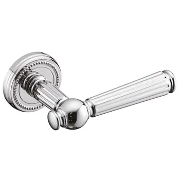 Дверная ручка из латуни Ghobestir "CLASSIC Collection" 1513 на круглом основании