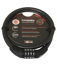 Замок тросовый Fuaro Фуаро PL-0865-CODE 8х650 мм кодовый