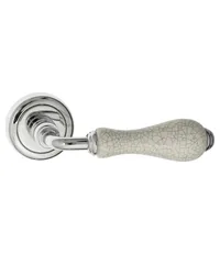 Дверная ручка на розетке Venezia "COLOSSEO" c кракелюром D1