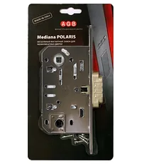 Защелка магнитная AGB Mediana Polaris под завертку с отв. пл. крепеж (BOX)