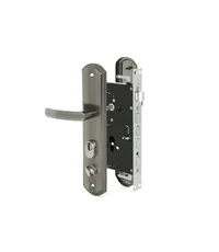 Замок врезной Palladium 505 правый серебряно-черный