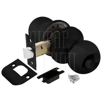 Ручка Punto (Пунто) защелка DK672/BK (6072/B) (фик.)