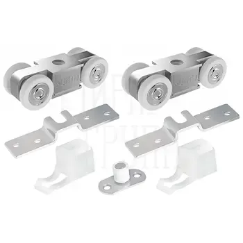 Комплект роликов Punto (Пунто) для раздвижных дверей SLD.SoftLine.SET.rollers/55-4 (Soft LINE 55/4)