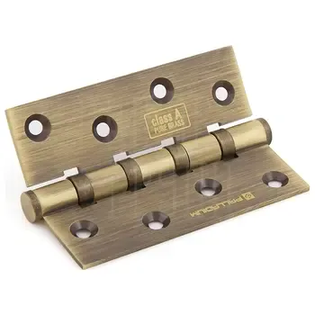 Дверная петля универсальная PALLADIUM N 500 C-4 100 мм (латунная) 60/70 кг