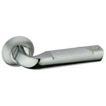 Дверная ручка на круглой розетке ADDEN BAU "Rune" A156