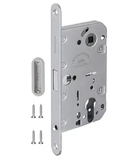 Замок Armadillo (Армадилло) межкомнатный магнитный под цилиндр с ответной планкой GRAVITY G02.190.50.85