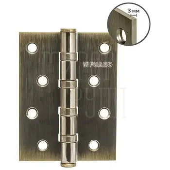 Петля Fuaro (Фуаро) универсальная HEAVY IN4400U 100х75х3 мм