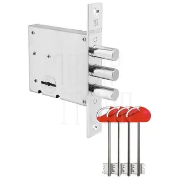 Замок врезной Fuaro (Фуаро) сувальдный V10/S-60.00.3R14 4 кл.