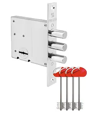 Замок врезной Fuaro (Фуаро) сувальдный V10/S-60.00.3R14 4 кл.