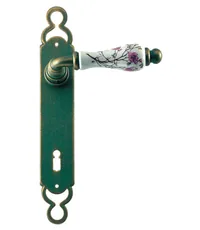 Дверная ручка кованая на планке Galbusera ART. 1-10 "VIENNA"