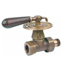 Вентиль Carlo Poletti "Classic Art" регулировочный прямой 3/4 состаренная бронза