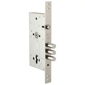 Корпус Kale kilit (Кале килит) врезного цилиндрового замка с защёлкой 252/R w/b (тех. комплектация)