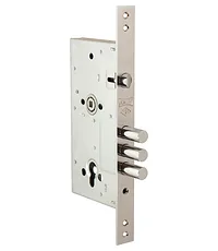 Корпус Kale kilit (Кале килит) врезного цилиндрового замка с защёлкой 252/R w/b (тех. комплектация)