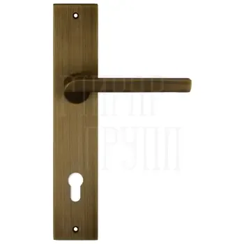 Дверная ручка Extreza Hi-Tech "SANTA" 128 на планке PL11