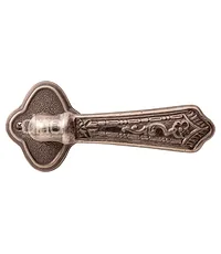 Ручка дверная на фигурном раздельном основании Val de Fiori (Вал де Фиори) "АМУАЖ"