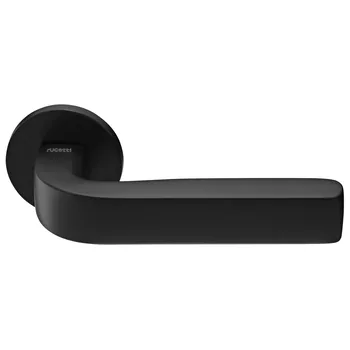 Дверная ручка на круглой розетке RUCETTI RAP 29 SLIM-R