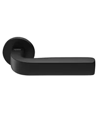 Дверная ручка на круглой розетке RUCETTI RAP 29 SLIM-R