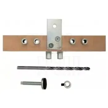 Шаблон для установки ввертных петель Ø20 для дверей с притвором