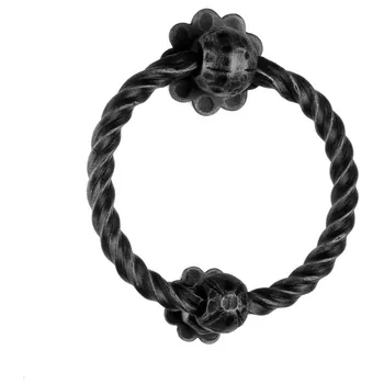 Дверная рчка-гонг(стучалка) кованая стальная Galbusera Art.609 BATTENTE