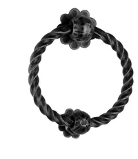 Дверная рчка-гонг(стучалка) кованая стальная Galbusera Art.609 BATTENTE