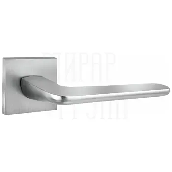 Дверные ручки Puerto (Пуэрто) "Гляссе", серия SLIM INAL 555-03 (slim) на тонком квадратном основании