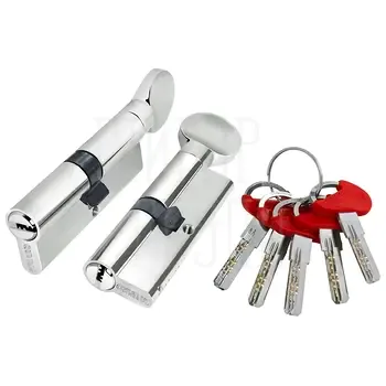 Цилиндровый механизм Fuaro (Фуаро) (D-PRO502-8/90) D-PRO5002-8Knob90(40+10+40) 5+1Key с верт. перекод.