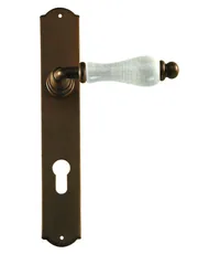 Дверная ручка кованая на планке Galbusera ART. 2-10 "PRAGA"