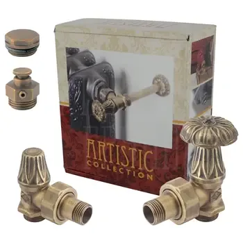 Набор для подключения Carlo Poletti "Artistic" угловой на 1/2