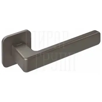 Дверная ручка Tupai 6502 5SQ RC-141 титан R ф/з (на тонком квадратном основании 5 мм)