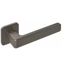 Дверная ручка Tupai 6502 5SQ RC-141 титан R ф/з (на тонком квадратном основании 5 мм)