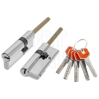 Цилиндровый механизм Fuaro (Фуаро) D-PROTERM507/80 mm (45 10 25) ключ-длинный шток (термошток)