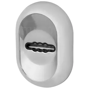 Накладка Fuaro (Фуаро) на сувальдный замок ESC.S-auto/CRE/OV.13 (ESC-13S) с автомат. шторками