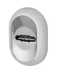 Накладка Fuaro (Фуаро) на сувальдный замок ESC.S-auto/CRE/OV.13 (ESC-13S) с автомат. шторками