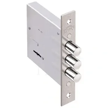 Замок Elbor (Эльбор) врезной Кремень 1.04.03 никель сув. 3 риг.