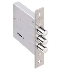 Замок Elbor (Эльбор) врезной Кремень 1.04.03 никель сув. 3 риг.