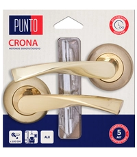 Ручка Punto (Пунто) раздельная LM/A R.TL54.CRONA/HD матовое золото/золото