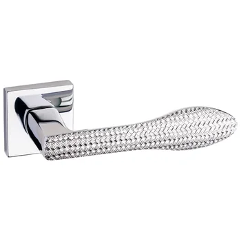 Ручка латунная на квадратной розетке Pasini "Arrow" 8341