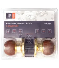 Ручка Punto (Пунто) защелка DK672 ET (кл./фик.)