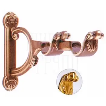 Кронштейн для карниза двухрядный Mandelli S00DA (30x220 мм)