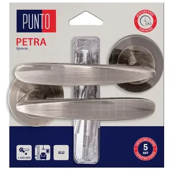 Ручка Punto (Пунто) раздельная LM/A R.TLK52.PETRA/HD