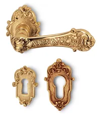 Дверная ручка на розетке Salice Paolo "Damasco" 4285