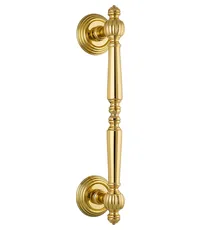 Ручка дверная скоба Extreza "DANIEL" (Даниель) на круглых розетках R05