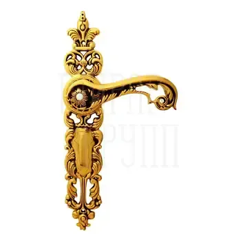 Дверная ручка на планке Class "Jade" 1110 + Svarovski