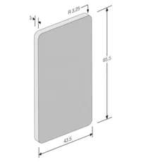 Накладки МДФ для замка Bonaiti B-Noha Mini 937/938