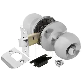 Ручка Ajax (Аякс) защелка DK682 CP-BK (6082 CP-B) (фик.)