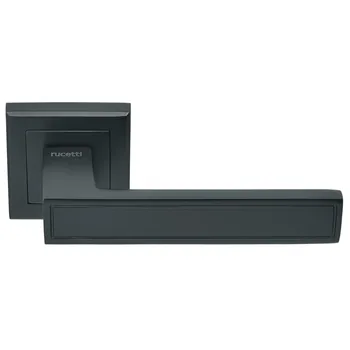 Дверная ручка на квадратной розетке RUCETTI RAP 23-S