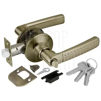 Дверная ручка-защелка Punto (Пунто) DK626 (кл./фик.)