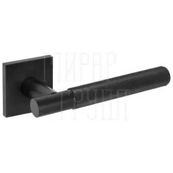 Дверная ручка Fuaro (Фуаро) на квадратной розетке "ABRASIVE" (140 мм)